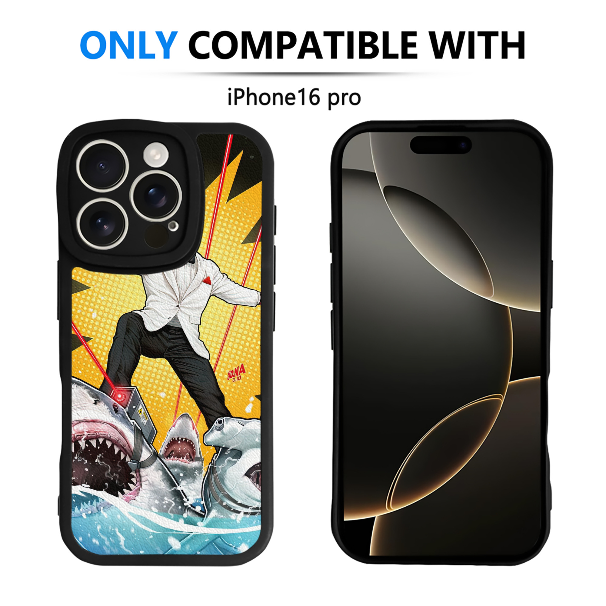 （画像用） Deadpool デッドプール 【iPhone 16シリーズ対応】シリコンスマホケース（レザー調） 材質：シリコン
